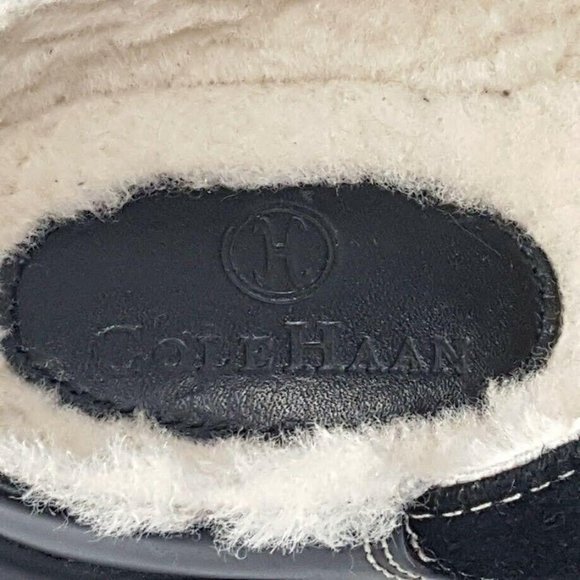 Cole Haan Black Suede Leather Womens 6B Mules - Picture 8 of 12